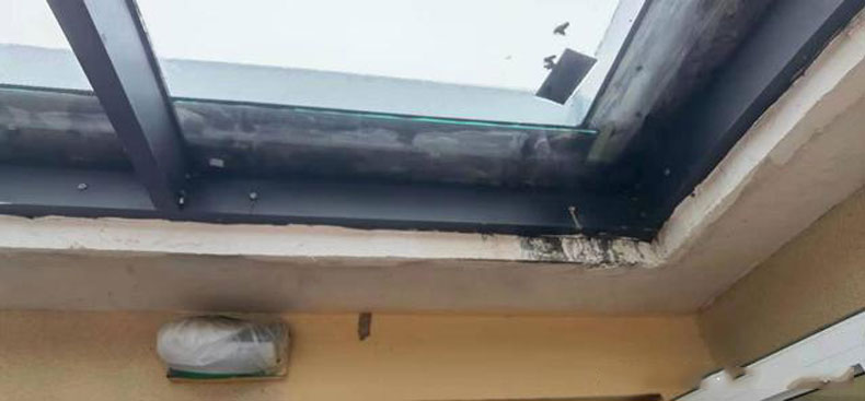 阳光房漏水